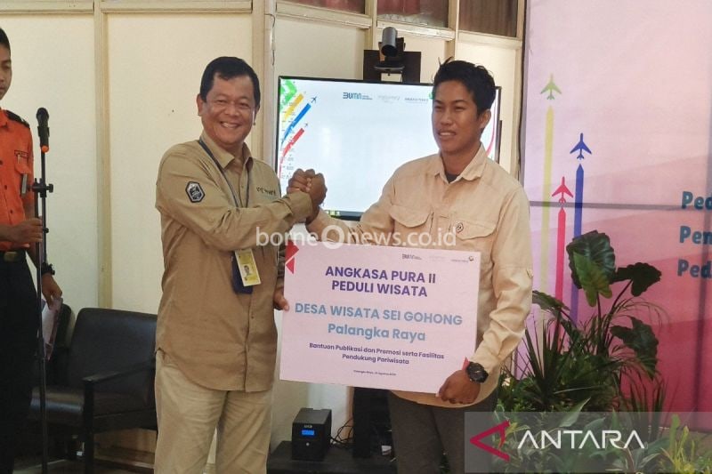 Bandara Tjilik Riwut Dukung Pengembangan Desa Wisata Sei Gohong