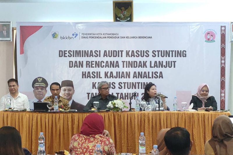 BKKBN Sulut bersama Pemkot Kotamobagu menggelar diseminasi audit stunting dalam rangka menurunkan l prevalensi di daerah itu. ANTARA/HO-BKKBN Sulut