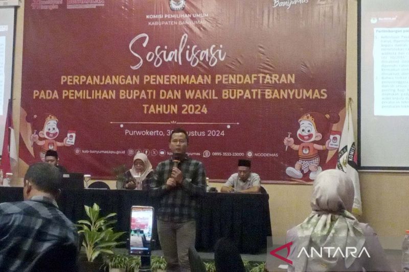 Perpanjangan Pendaftaran Pilkada Banyumas 2024 Dinyatakan KPU