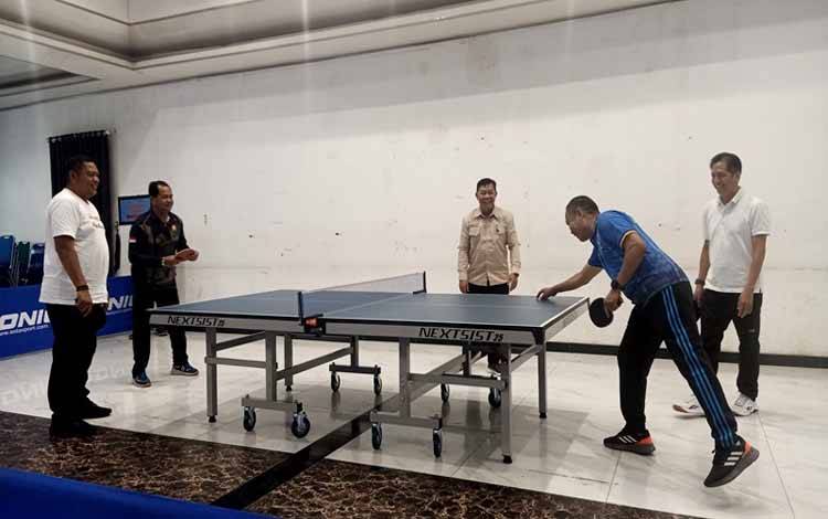 Pj Bupati Buka Kejuaraan Tenis Meja Pj Bupati Barito Utara Cup 2024