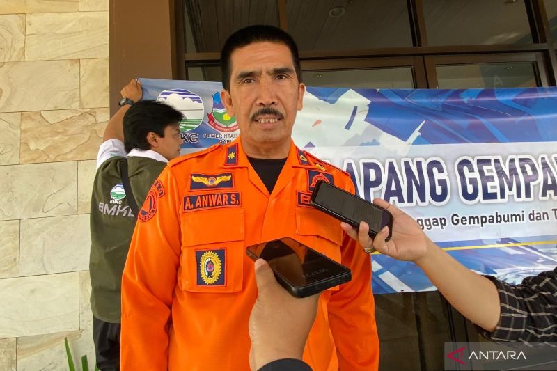 Kepala Pelaksana BPBD Kabupaten Garut Aah Anwar Saefuloh. ANTARA/Feri Purnama