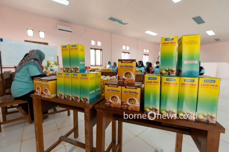 PT Harita Grup berdayakan peningkatan ekonomi masyarakat lokal, tkhususnya kelompok perempuan, salah satu fokus dari program Pengembangan dan Pemberdayaan Masyarakat (PPM). ANTARA/Abdul Fatah