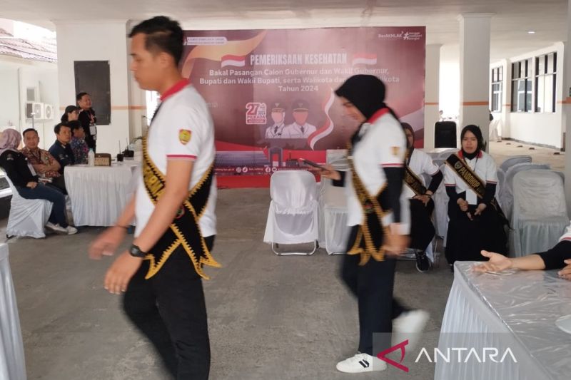 Pemeriksaan Kesehatan Pasangan Calon Wali Kota Palangka Raya 2024