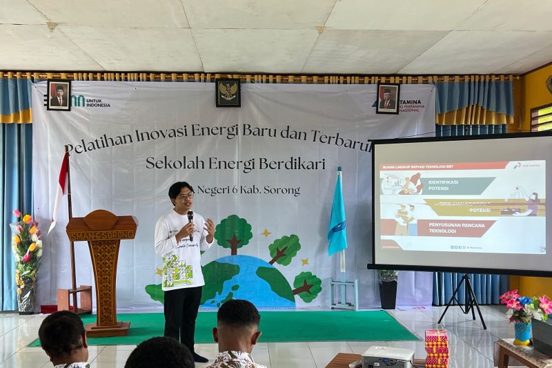 Pertamina Edukasi Siswa SMA Negeri 6 Sorong tentang Energi Terbarukan