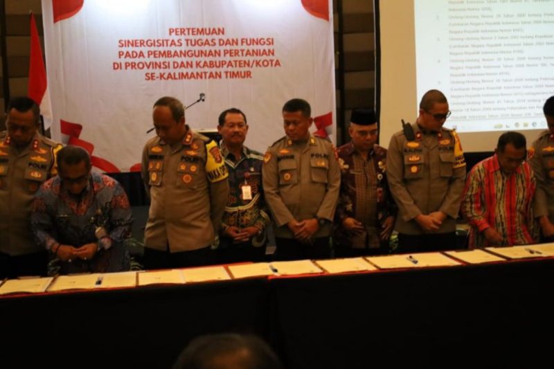 Sinergi Pemkab Kukar dan Polres untuk Kemandirian Pangan Lokal