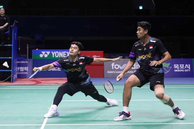 Leo dan Bagas Melaju ke Final Korea Open Setelah Kalahkan Fikri-Daniel