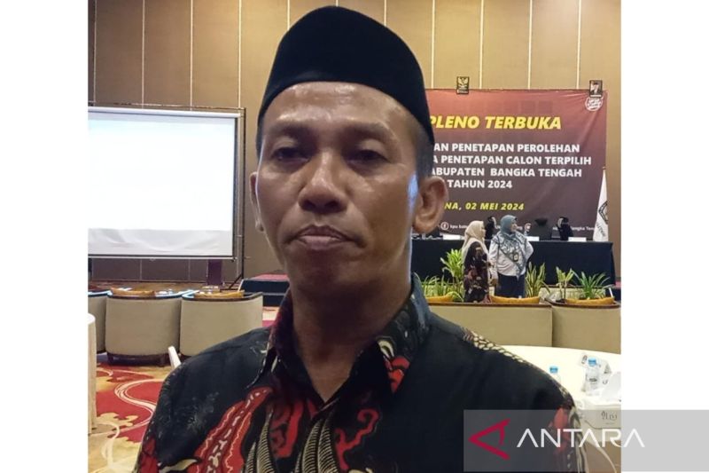 Ketua KPU Bangka Tengah Supendi Saputra (ANTARA/Ahmadi)