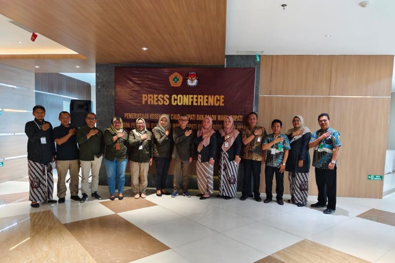 Tiga Pasangan Calon Bupati Kulon Progo Selesaikan Tes Kesehatan