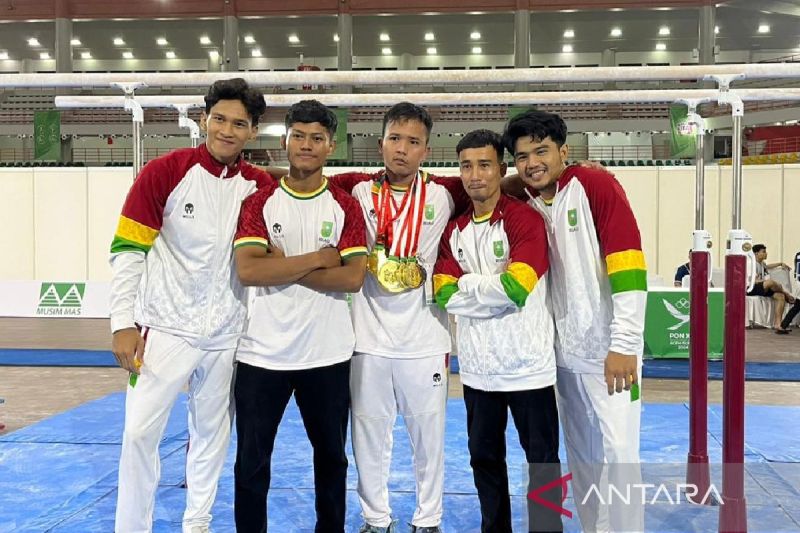Riau Raih Juara Umum Senam Artistik di PON 2024 Aceh-Sumut