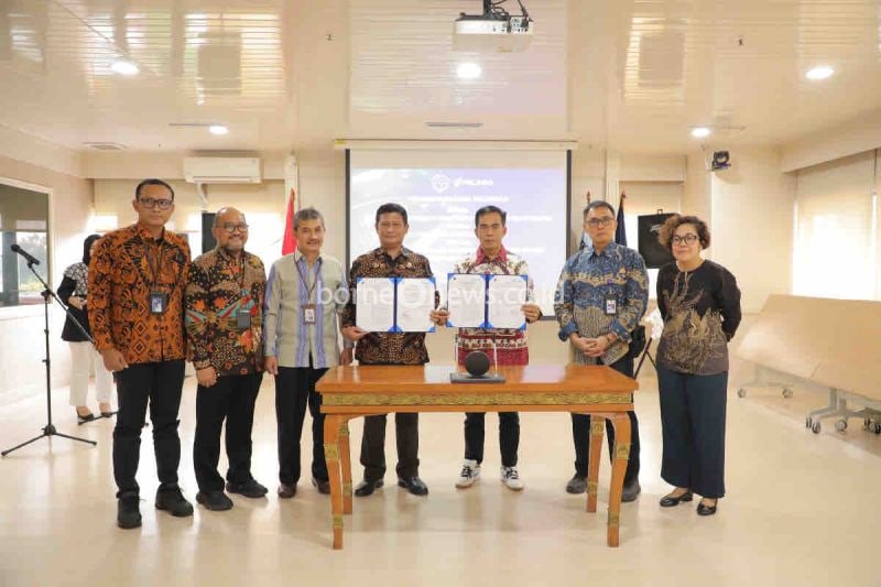 Kementerian Perhubungan dan PT Pelindo menandatangani perjanjian strategis pemanfaatan tanah reklamasi yang ada di Pelabuhan Benoa, Bali. ANTARA/HO-Humas Kemenhub