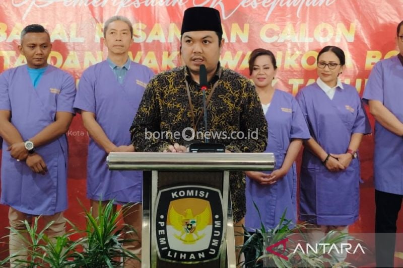 Ketua KPU Kota Bogor M. Habibi Zaenal Arifin. ANTARA/Shabrina Zakaria.