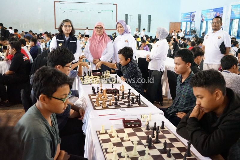 Kejuaraan Nasional Catur Cepat 2024 Seru di Kota Kediri
