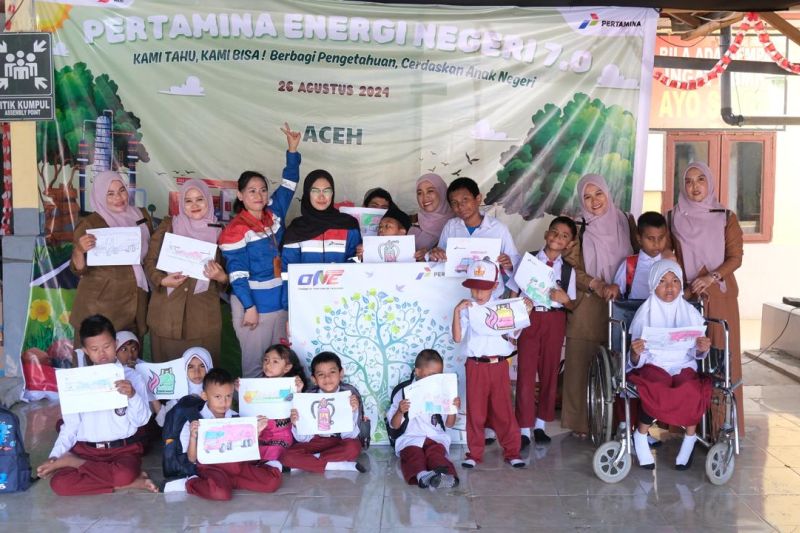 Pertamina Berikan Motivasi dan Pendidikan untuk Siswa SLB Lhokseumawe