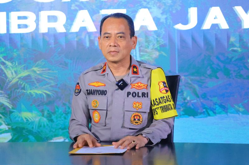 Kepala Satgas Humas Operasi Tribrata Jaya 2024 Brigjen Pol. Tjahyono Saputro. ANTARA/HO-Divisi Humas Polri