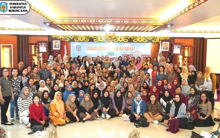 Disdikbud Murung Raya Sosialisasi Sekolah Sehat dan Sekolah Ramah Anak