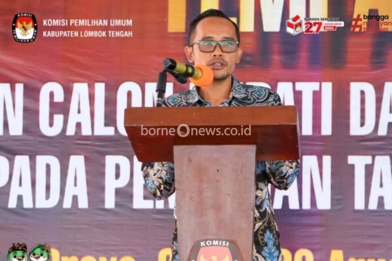 Ketua KPU Lombok Tengah, Provinsi NTB Hendri Herliawan (ANTARA/HO-Humas KPU Lombok Tengah)