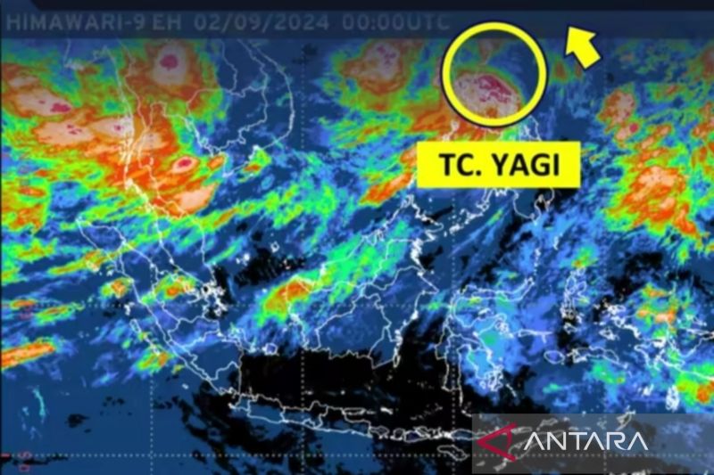 Waspada Gelombang Tinggi, Siklon Tropis Yagi Mengancam Maluku Utara
