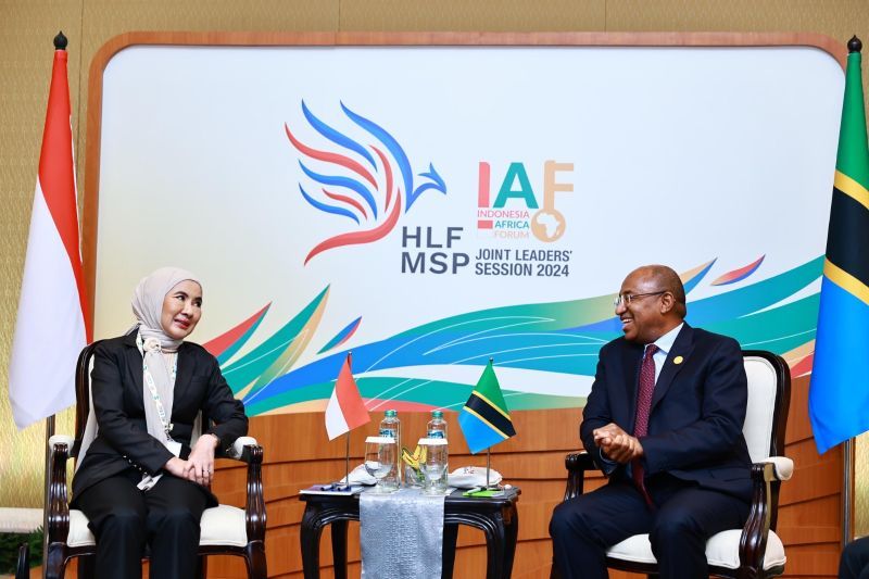Pertamina memperkuat komitmennya untuk Go Global, berpartisipasi aktif dalam pertemuan dengan mitra bisnis di acara IAF 2024. ANTARA/HO-Pertamina
