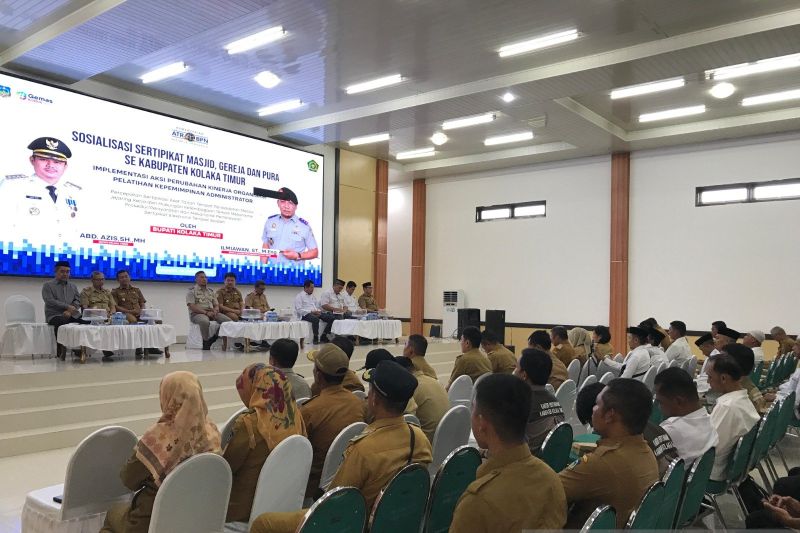 Pemkab Kolaka Timur Bebaskan Biaya Sertifikasi Rumah Ibadah
