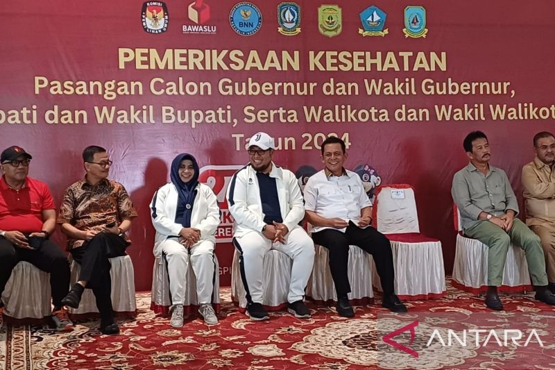 Dua Pasangan Calon Gubernur Kepri Lulus Tes Kesehatan Pilkada 2024