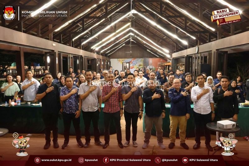 KPU Sulut Tekankan Kecermatan dalam Pemeriksaan Dokumen Calon Kepala Daerah