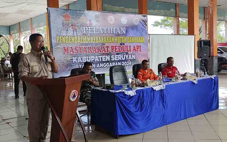 Pj Bupati Seruyan Ajak Masyarakat Bersinergi Cegah Kebakaran Hutan dan Lahan