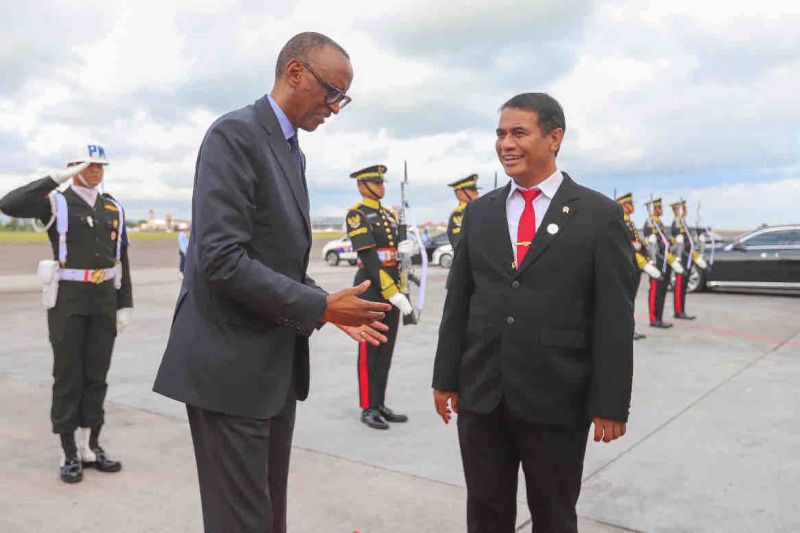 Presiden Rwanda dan Menteri Liberia Pujian Pertanian Indonesia