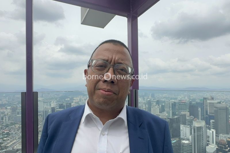 Direktur Jenderal Pusat Pariwisata Islam Kementerian Pariwisata, Seni dan Budaya Malaysia Nizran Noordin menjawab pertanyaan wartawan saat ditemui, di KL Tower, Kuala Lumpur, Selasa (3/9/2024). ANTARA/Virna P Setyorini
