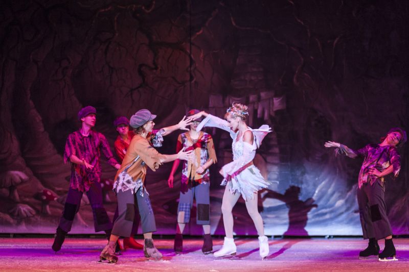 Dokumentasi pertunjukan The International Ice Stars in Peter Pan on Ice yang telah digelar sebelumnya di lokasi berbeda. (ANTARA/HO-Konser Kita)