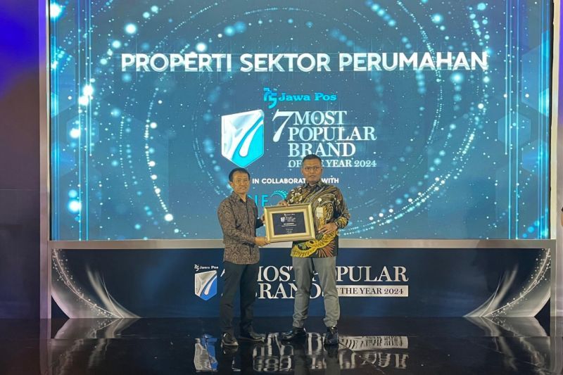 PP Properti Raih Penghargaan Brand Terpopuler 2024 dalam Sektor Perumahan