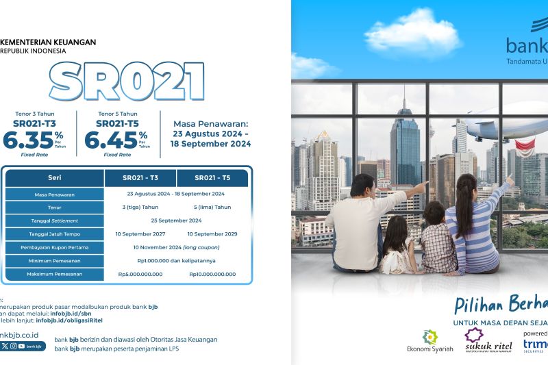 Investasi Menarik di Sukuk Ritel SR021 dengan Kupon 6,45 Persen