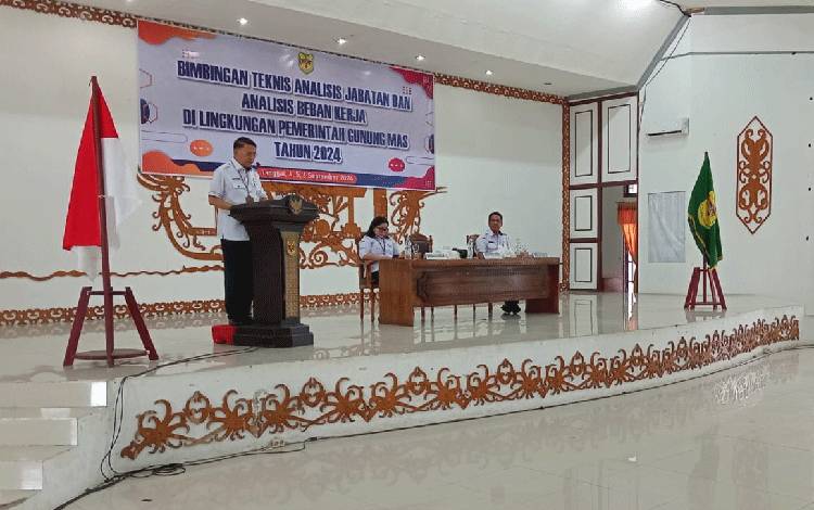 Sekda Gumas: Perangkat Daerah Wajib Membuat Analisis Jabatan Sesuai Tugas Pokok dan Fungsinya