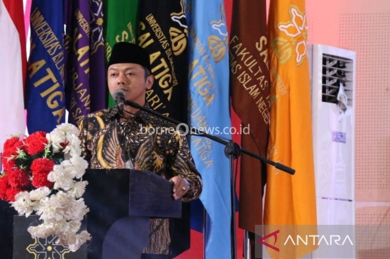 Staf Khusus Menteri Sekretaris Negara (Stafsus Mensesneg) Fajar Riza Ul Haq saat menghadiri Kuliah Umum untuk Mahasiswa Baru UIN Salatiga yang bertema "Moderasi Beragama di Era Artificial Intelligence" di Salatiga, Jawa Tengah, Rabu (4/9/2024). ANTARA/HO-Dokumentasi Pribadi