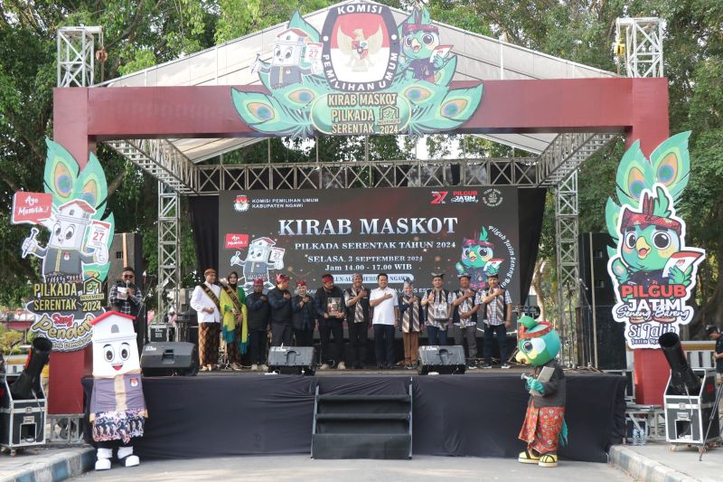 Kirab Maskot Si Jalih Diharapkan Tingkatkan Partisipasi Pilkada