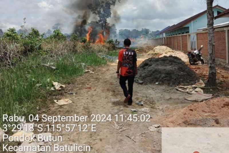 BPBD Kalsel Tangani Kebakaran Hutan di Banjar dan Tanah Bumbu