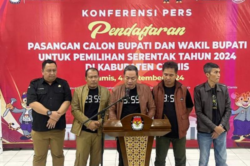 KPU Ciamis Umumkan Hanya Ada Satu Pasangan Calon di Pilkada
