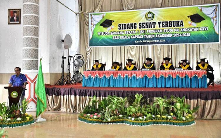 Begini Harapan Asisten III Setda Kapuas Kepada Mahasiswa STAI yang di Wisuda