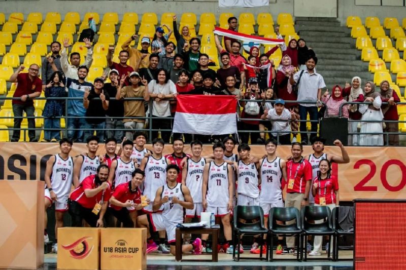 Timnas Basket U18 Indonesia Akhiri Perjuangan di FIBA U18 Asia Cup