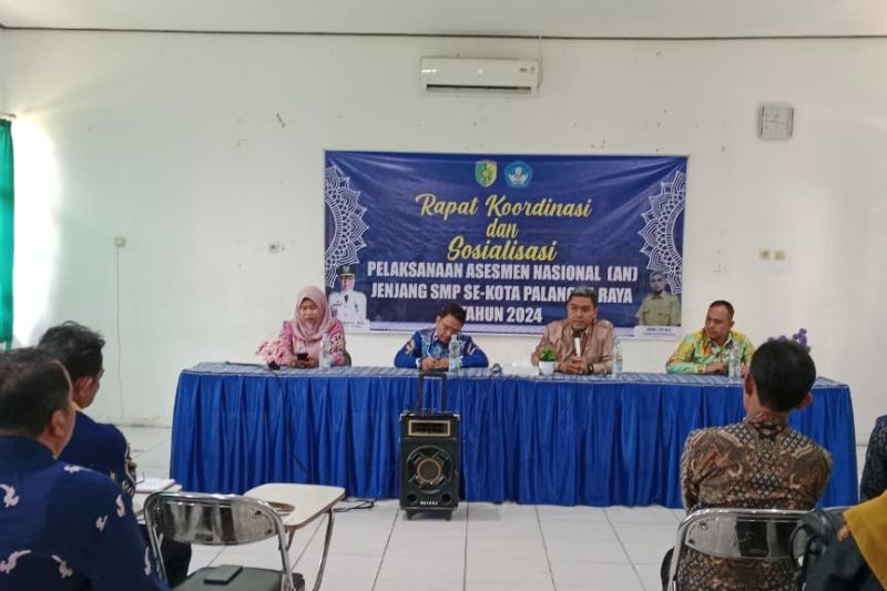 Dinas Pendidikan Palangka Raya Sosialisasikan Asesmen Nasional SMP 2024