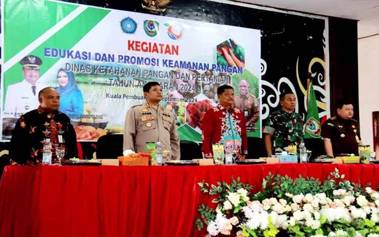 Buka Edukasi Keamanan Pangan, Ini Kata Pj Bupati Seruyan