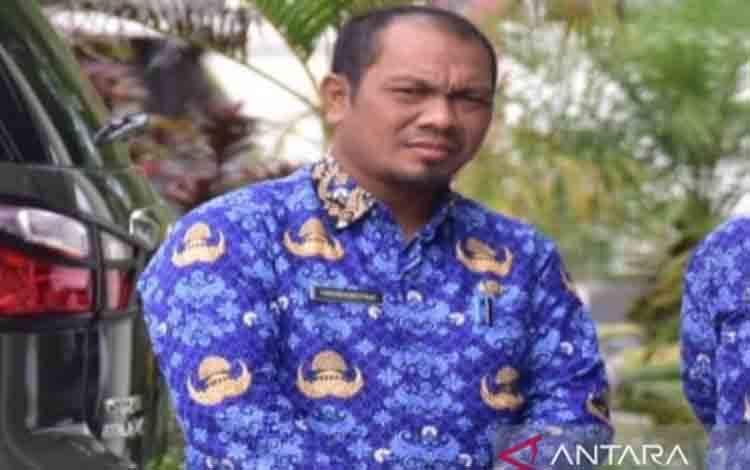 Sekretaris DPKUKMP Kota Palangka Raya, Hadriansyah. ANTARA/Adi Wibowo