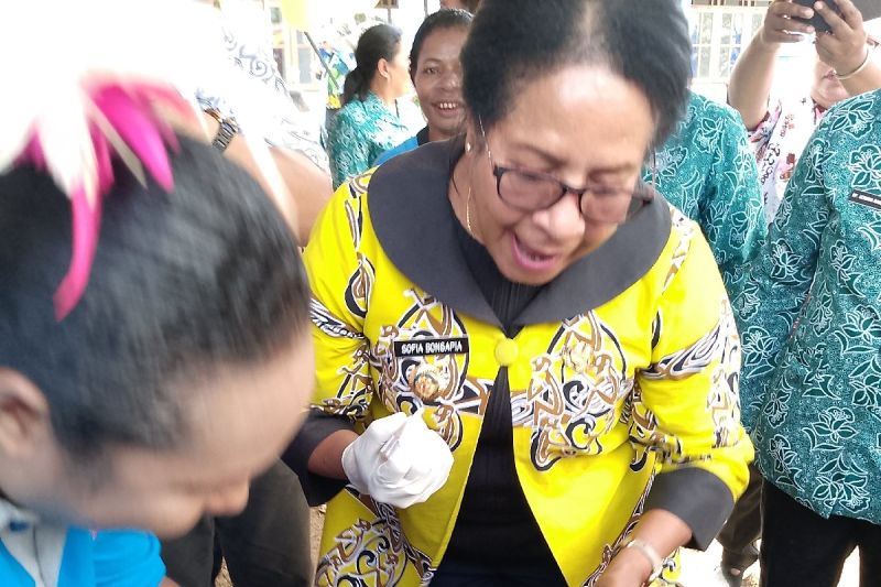 Vaksinasi Polio Tahap Empat Sukses Dilaksanakan di Biak Utara