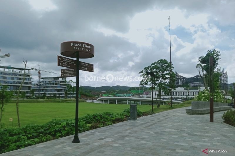 Penampakan Kota Nusantara, ibu kota baru Indonesia di Kecamatan Sepaku, Kabupaten Penajam Paser Utara, Provinsi Kalimantan Timur (ANTARA/Nyaman Bagus Purwaniawan)