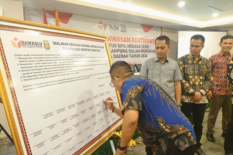 Bawaslu Bandarlampung Ingatkan ASN Tentang Netralitas Pilkada