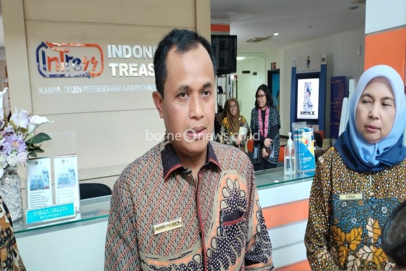 Kepala Kanwil Ditjen Perbendaharaan (DJPb) DIY Agung Yulianta. (ANTARA/Sutarmi)
