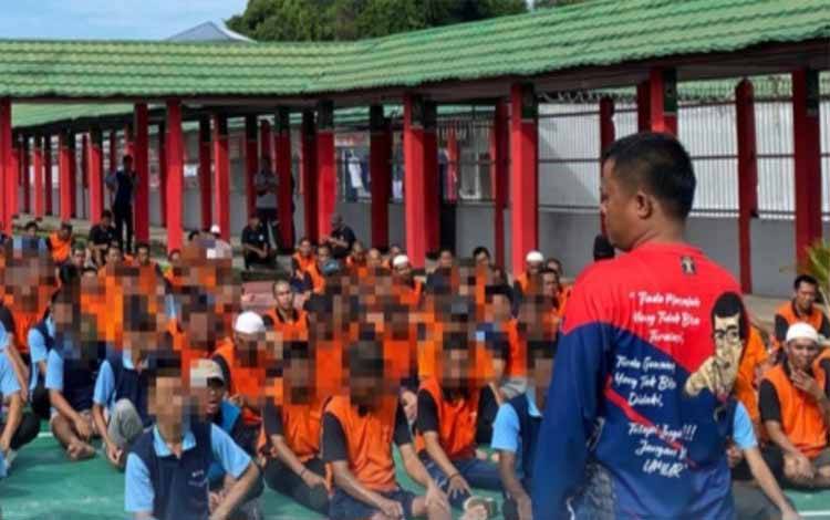Kepala KPR Rutan Kapuas Berikan Wejangan kepada Warga Binaan