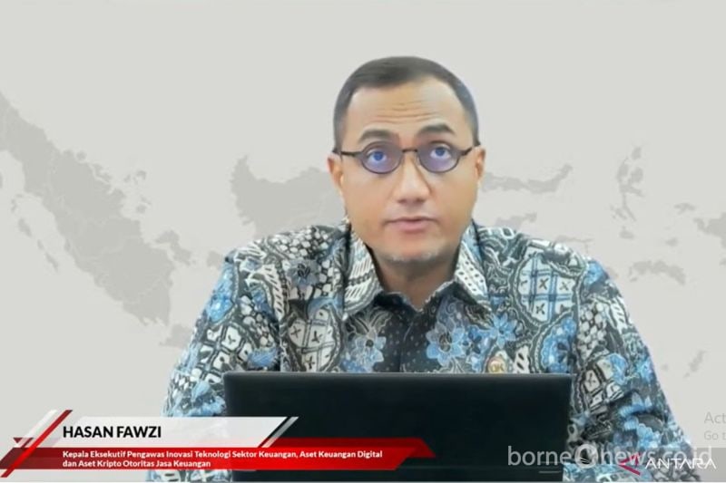 Kepala Eksekutif Pengawas Inovasi Teknologi Sektor Keuangan, Aset Keuangan Digital dan Aset Kripto OJK Hasan Fawzi. ANTARA/Martha Herlinawati Simanjuntak