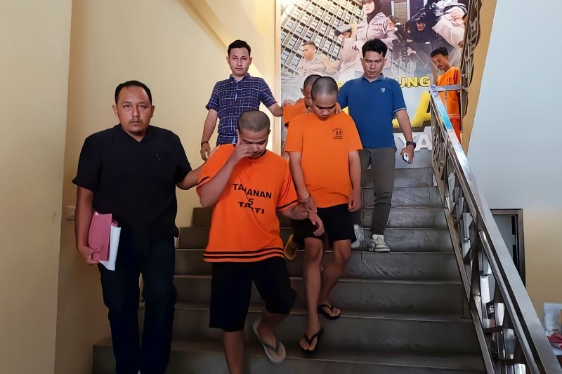 Polresta Bandarlampung Ungkap Jaringan Narkoba, Sita Rp450 Juta