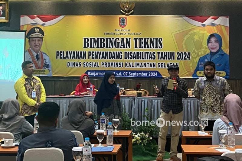 Dinsos Kalsel tingkatkan kompetensi petugas layanan disabilitas
