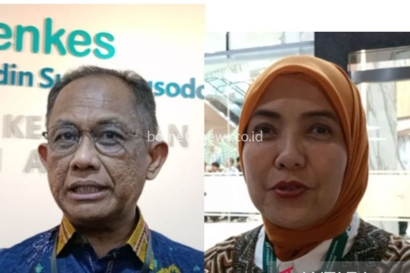 Dirut RS Wahidin Sudirohusodo Prof DR dr Safri Kamsul Arif (kiri) dan Anggota Komisi IX DPR RI Hj Aliyah Mustika pada peresmian Gedung Pelayanan KIA RS Wahidin Sudirohusodo Makassar, Sulsel, Jumat (6/9/2024). ANTARA/Suriani Mappong